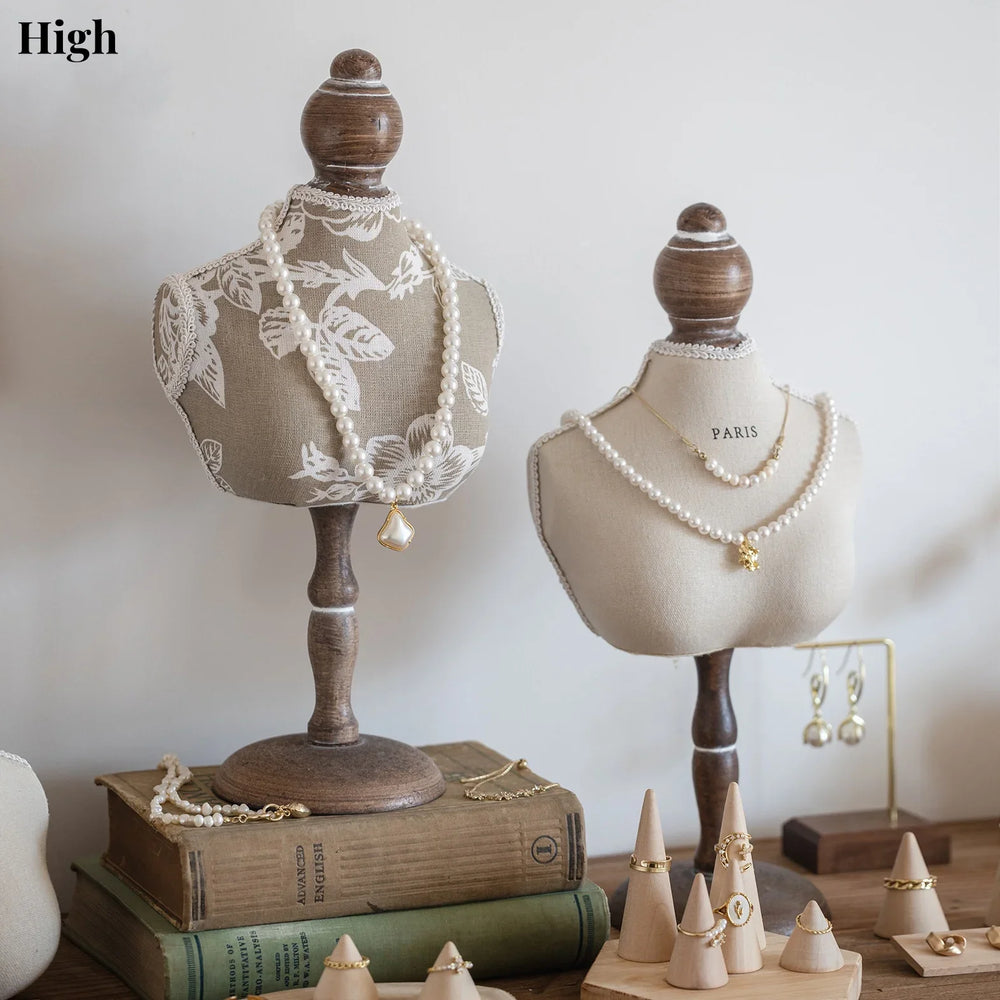 Halsketten Display Ständer – Samt Design – Für Schmuckaufbewahrung