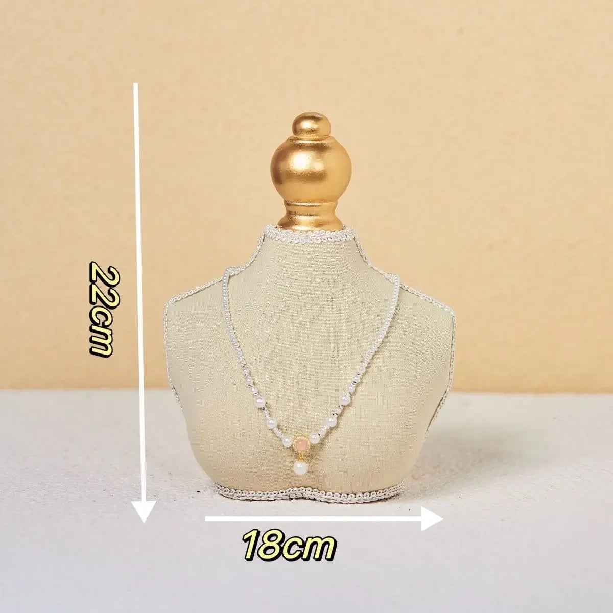 Halsketten Display Ständer – Samt Design – Für Schmuckaufbewahrung