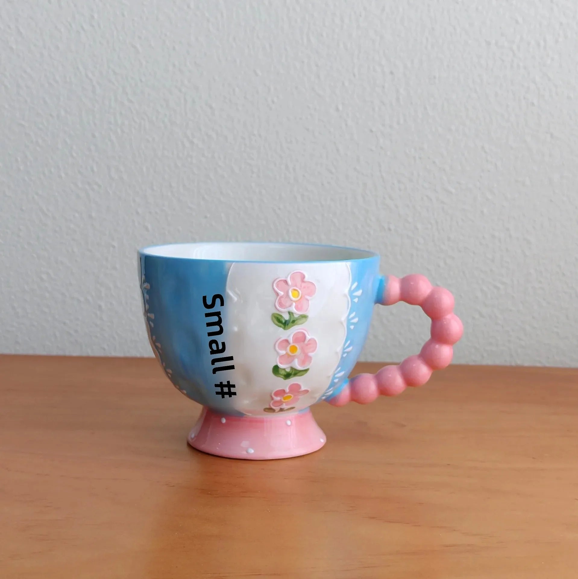 Handbemalte Keramiktassen – 430ml – Frühstücksgenuss