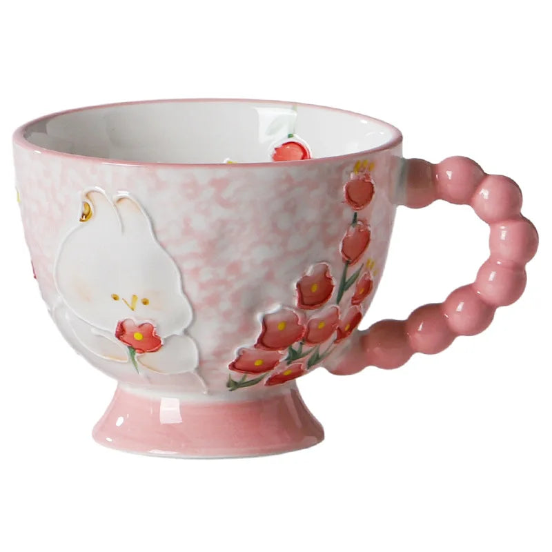 Handbemalte Keramiktassen – Süss & Grosse Kapazität