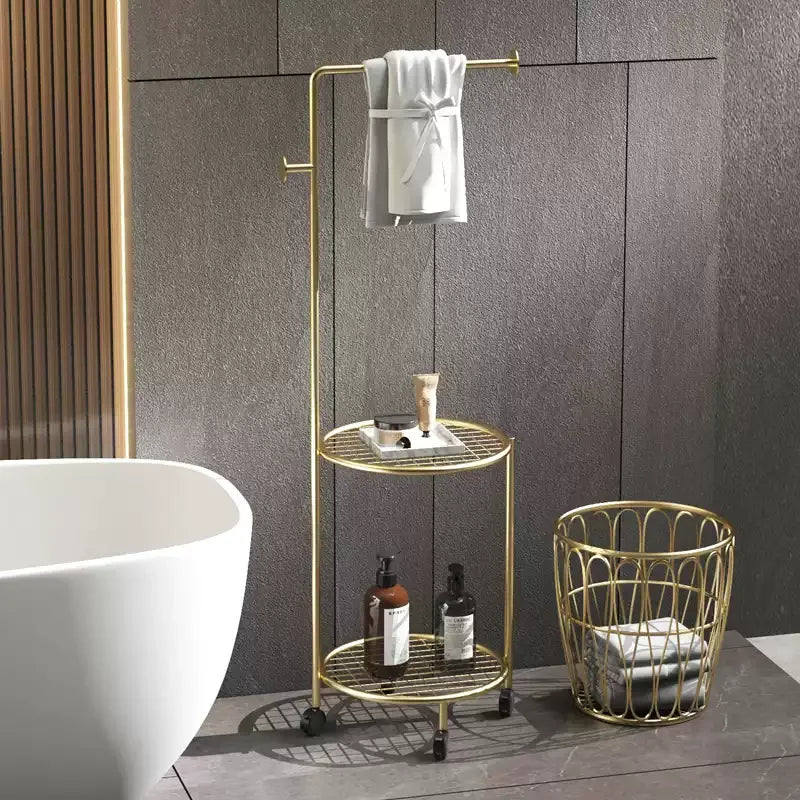 Handtuchhalter Regal – Leichter Luxus Metall