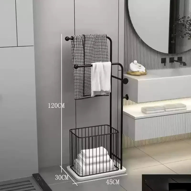 Handtuchhalter Regal – Leichter Luxus Metall