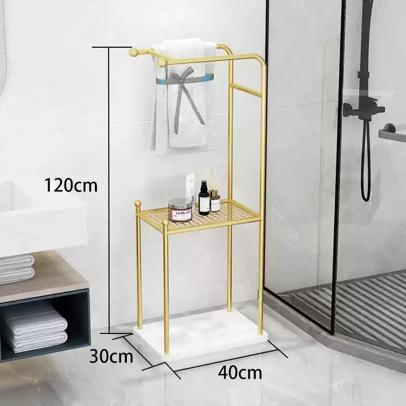 Handtuchhalter Regal – Leichter Luxus Metall
