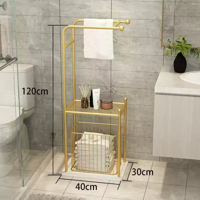 Handtuchhalter Regal – Leichter Luxus Metall