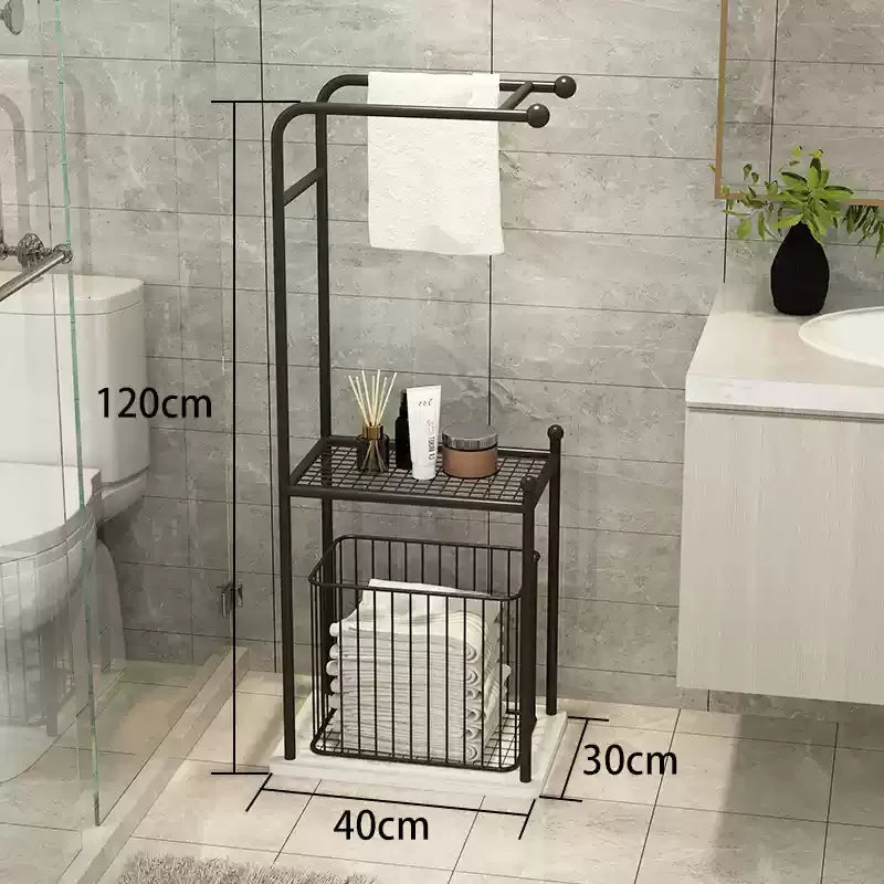 Handtuchhalter Regal – Leichter Luxus Metall