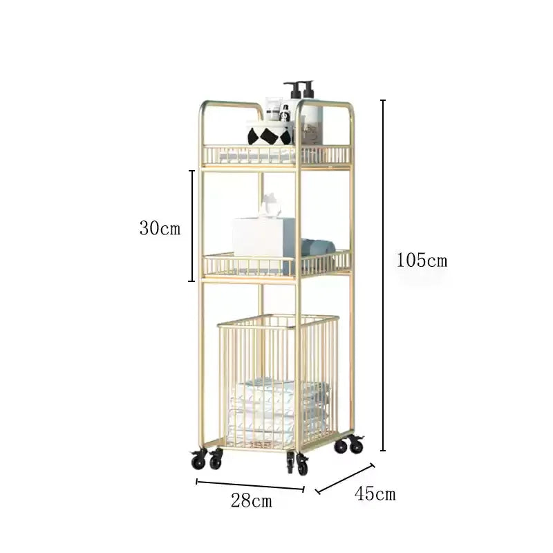 Handtuchhalter Regal – Leichter Luxus Metall