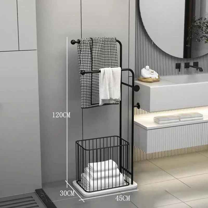 Handtuchhalter Regal – Leichter Luxus Metall