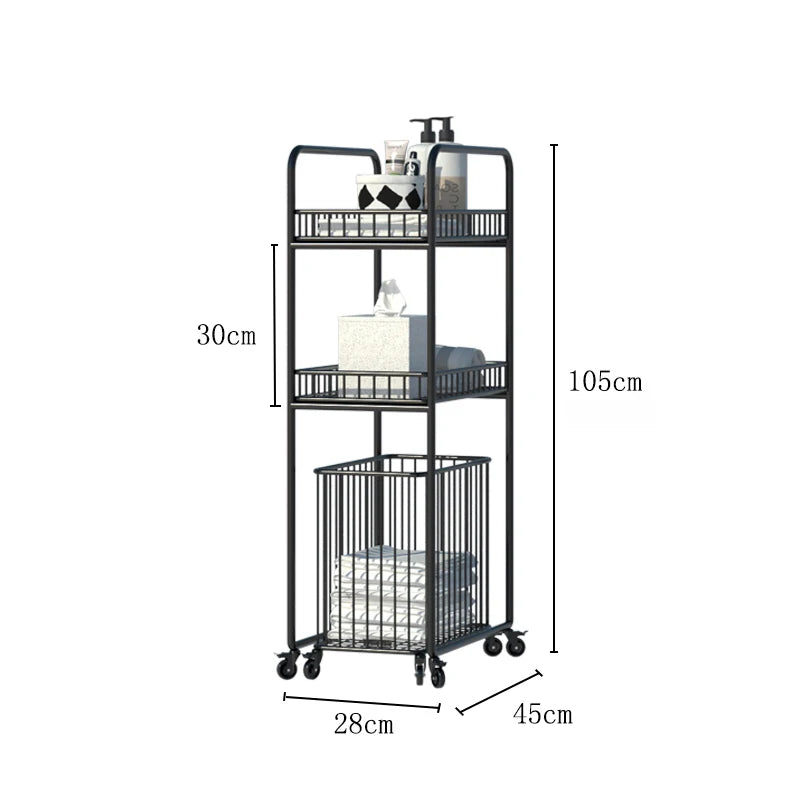 Handtuchhalter Regal – Leichter Luxus Metall