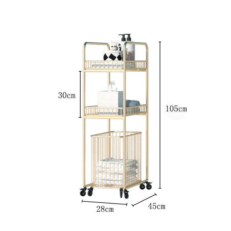 Handtuchhalter Regal – Leichter Luxus Metall