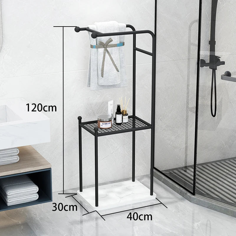 Handtuchhalter Regal – Leichter Luxus Metall