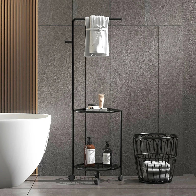 Handtuchhalter Regal – Leichter Luxus Metall