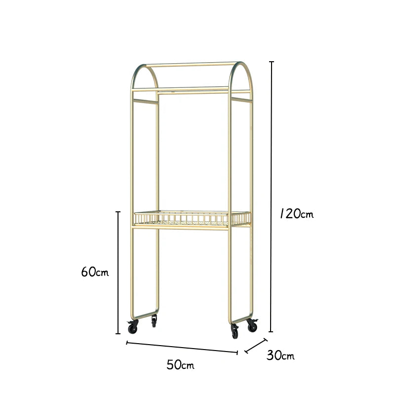 Handtuchhalter Regal – Leichter Luxus Metall