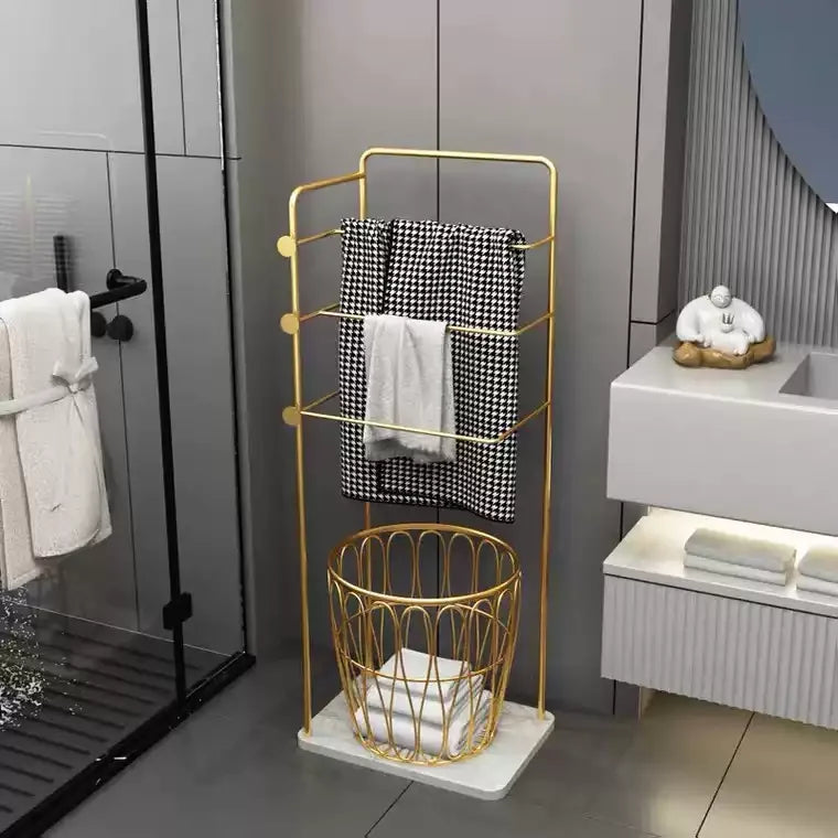 Handtuchhalter Regal – Leichter Luxus Metall