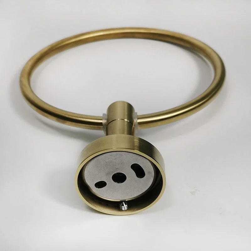 Handtuchring – Gebürstetes Gold Edelstahl – Wandmontage