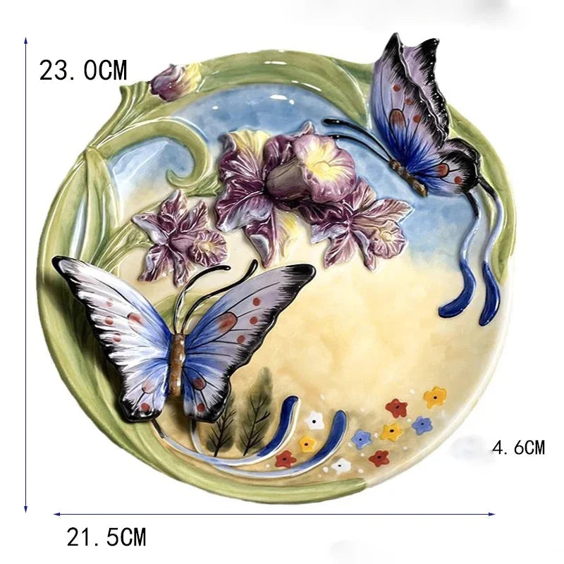 Hängende Keramikvase – Pastoralstil – Organisches Material