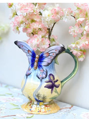 Hängende Keramikvase – Pastoralstil – Organisches Material