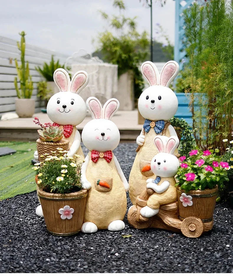 Häschen Blumentopf – Moderne & Outdoor Stil