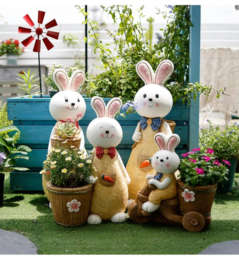 Häschen Blumentopf – Moderne & Outdoor Stil