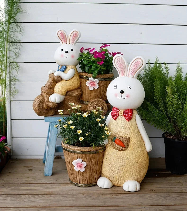 Häschen Blumentopf – Moderne & Outdoor Stil