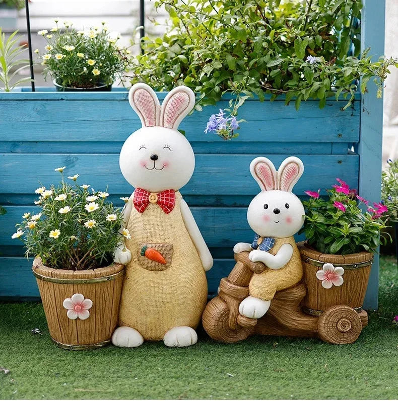 Häschen Blumentopf – Moderne & Outdoor Stil