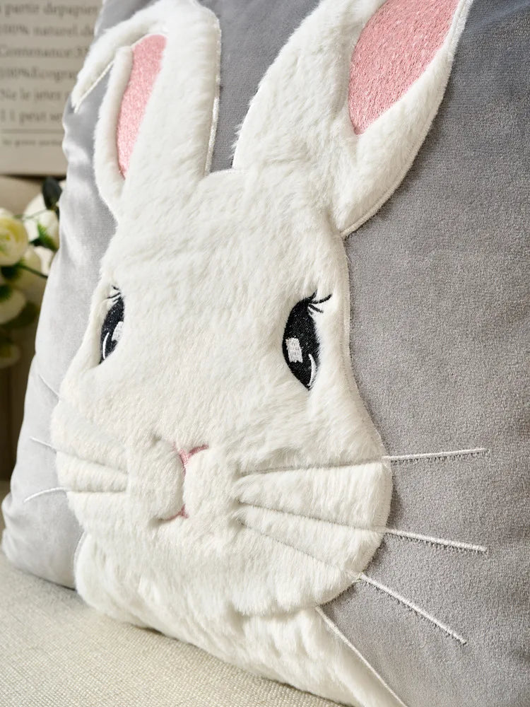 Hasenkissen – Samt Plüsch – 45x45CM