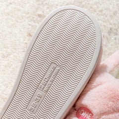 Unisex Indoor Baumwolle Hausschuh in grau Flanell