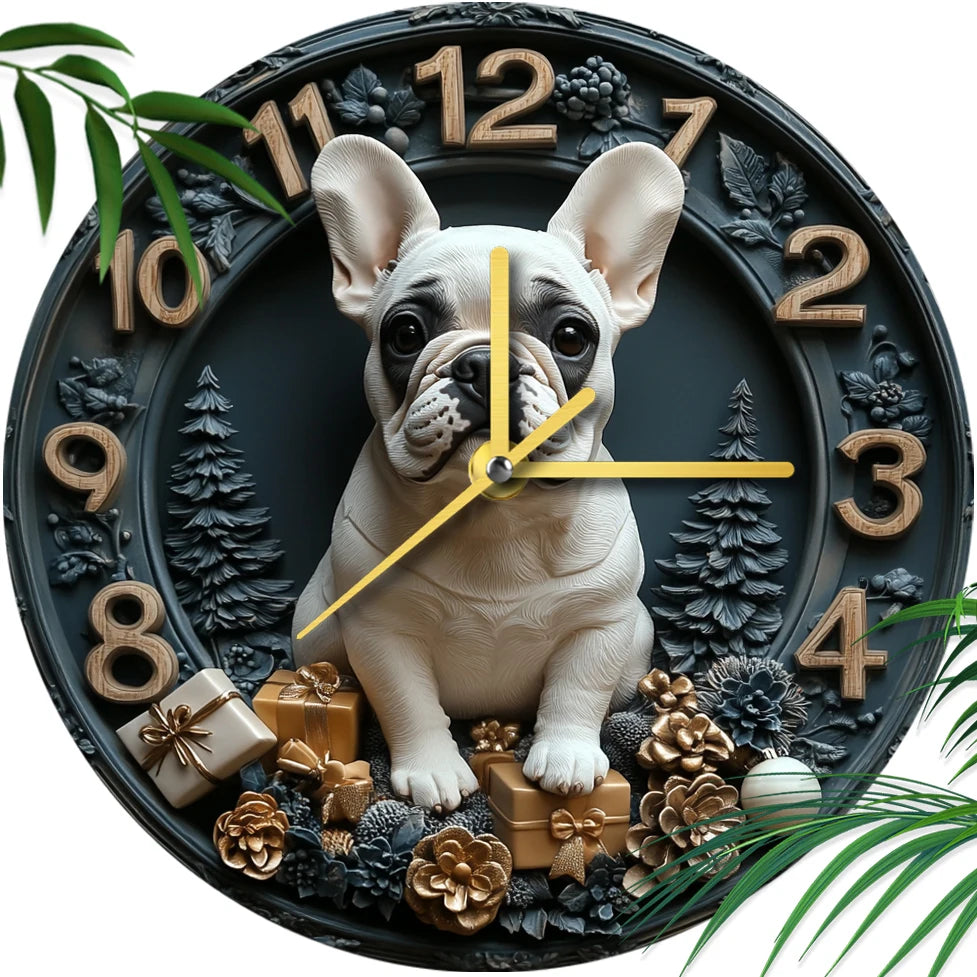 Haustieruhr – Metall Design – 20cm & 30cm