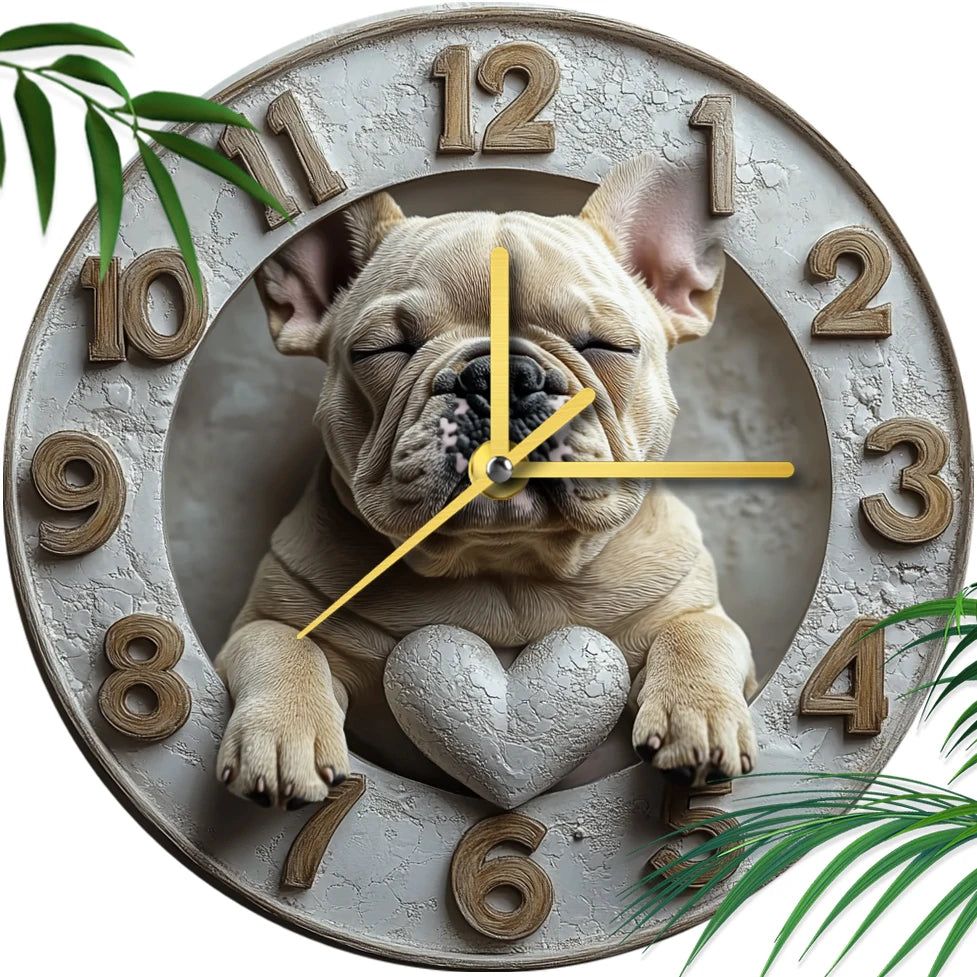 Haustieruhr – Metall Design – 20cm & 30cm