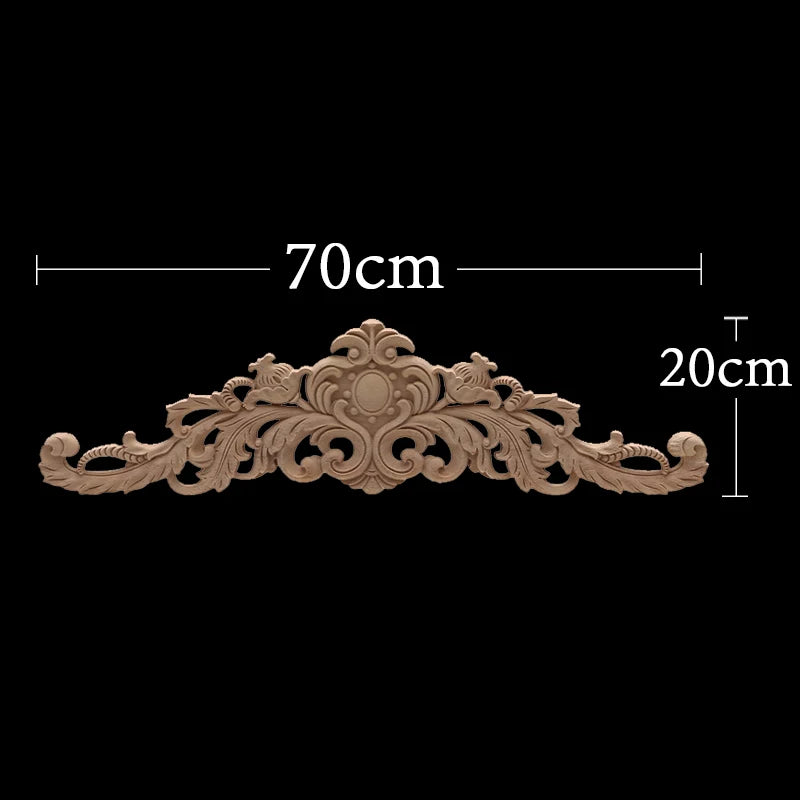 Holzapplikationen – Vintage Schnitzerei – Europäischer Stil