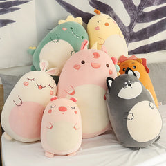 Kawaii Tier-Plüschkissen – Weiche Baumwolle 45/60cm