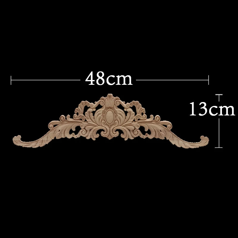 Holzapplikationen – Vintage Schnitzerei – Europäischer Stil