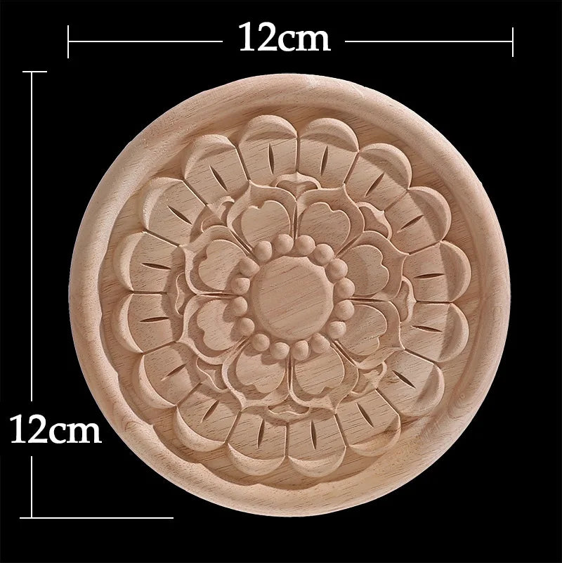 Holzapplikation – Retro-Stil – Innendekoration