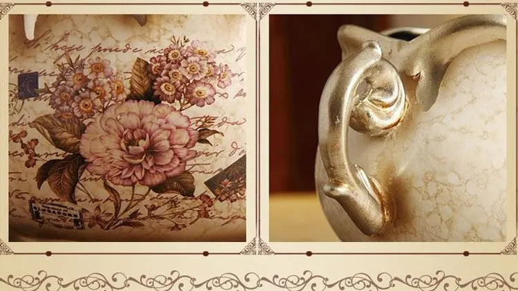 Luxuriöse Keramikvase – Europäischer Stil – Tischvase