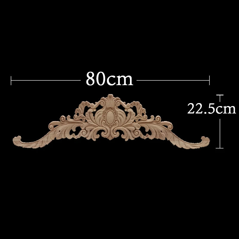 Holzapplikationen – Vintage Schnitzerei – Europäischer Stil