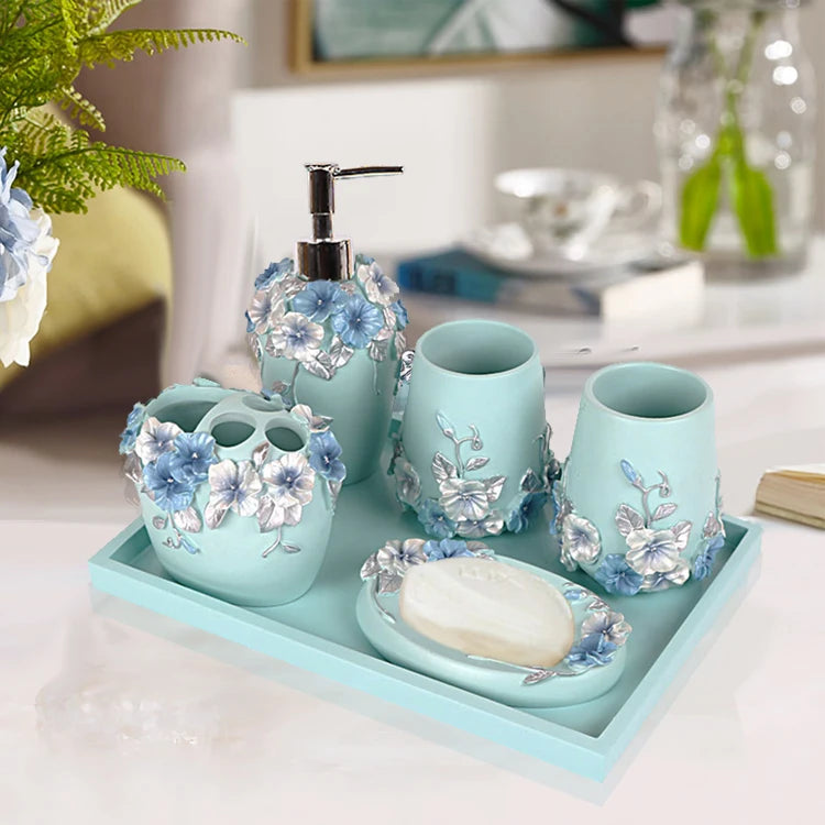 Resin Bad Set – Modernes Design – 5/6 Teile