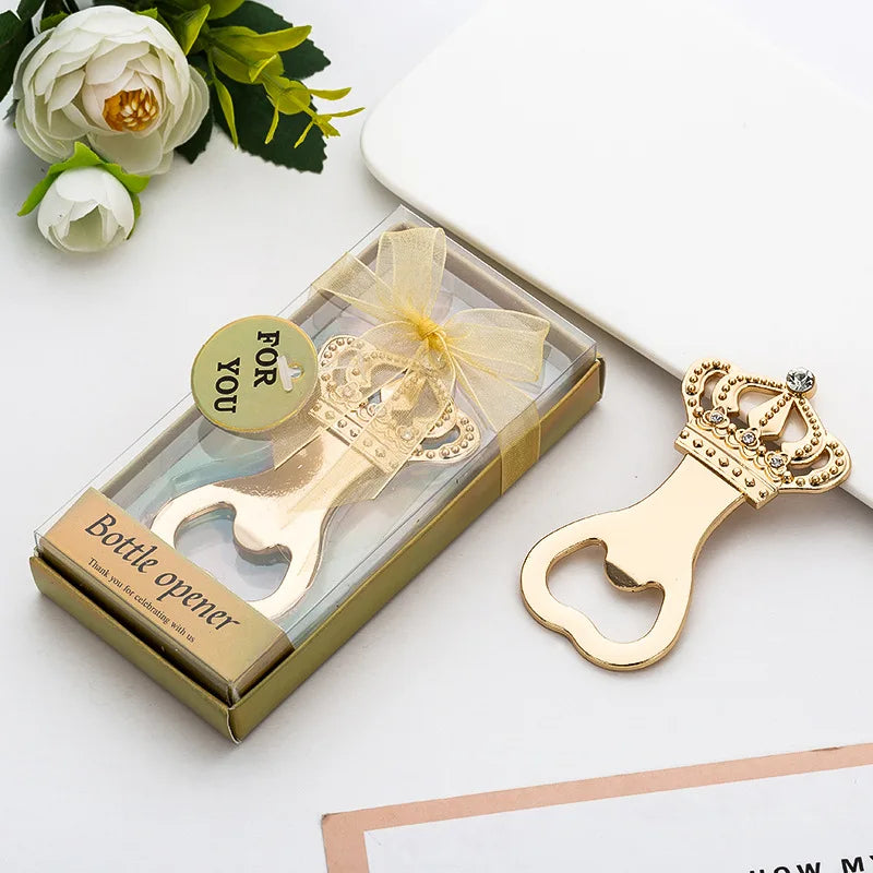 Flaschenöffner Gold Pistolenform – Hochzeitsgeschenk 12x6x2 cm