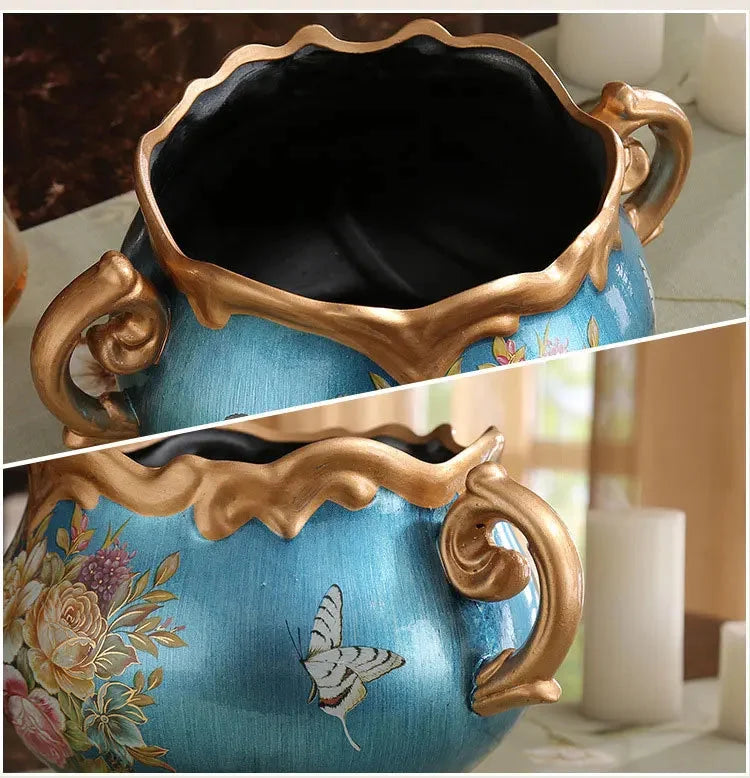 Luxuriöse Keramikvase – Europäischer Stil – Tischvase