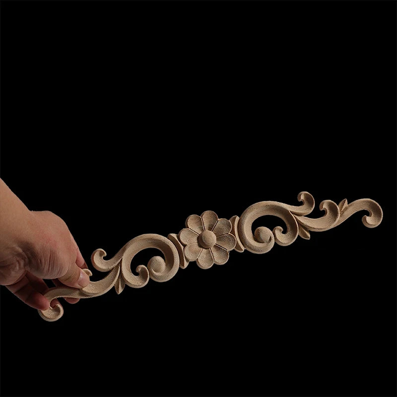 Holzapplikationen – Vintage Schnitzerei – Europäischer Stil