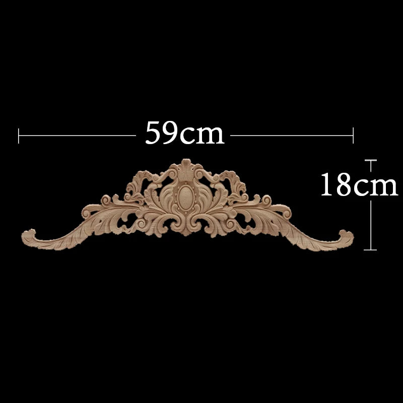 Holzapplikationen – Vintage Schnitzerei – Europäischer Stil