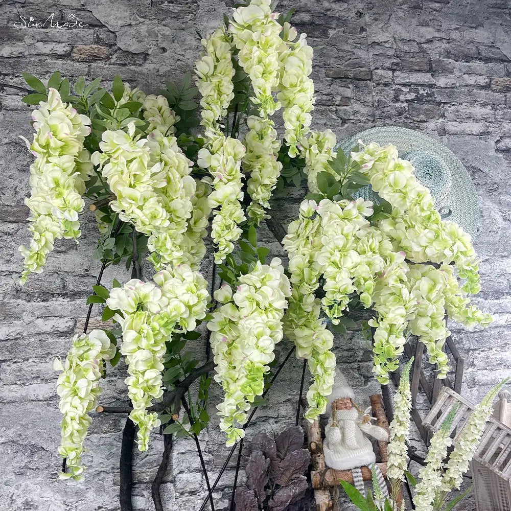 Glyzinienblüten – Seiden-Design – Innen-Dekor