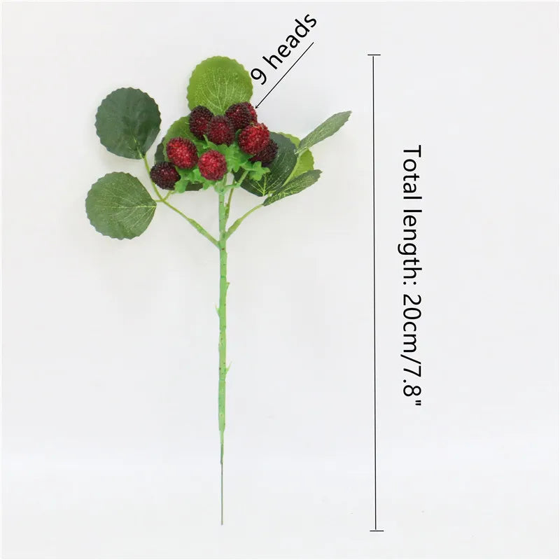Künstliche Erdbeeren – Elegantes Design – 20cm Innenbereich