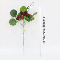 Künstliche Erdbeeren – Elegantes Design – 20cm Innenbereich