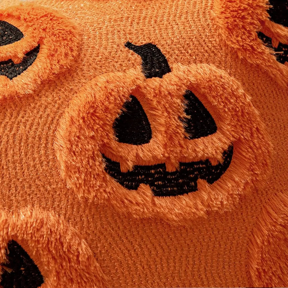 Herbst Kissenbezüge – Faux Fur Strick – 45x45CM Rost