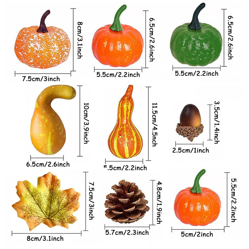 Herbstdeko-Set – PVC-Design – Vielseitig Einsetzbar