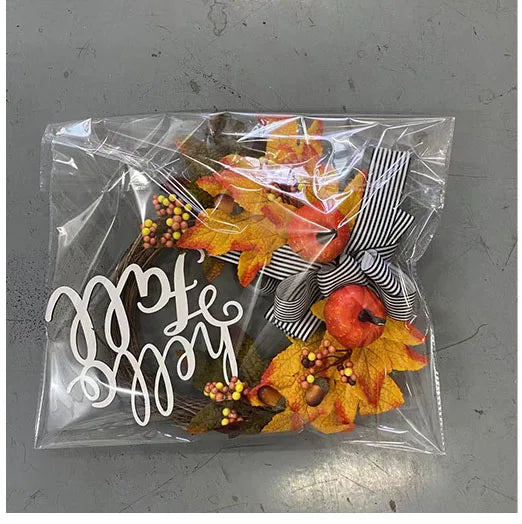 Herbstkranz – Seide & Rattan Design – Aussen Dekor