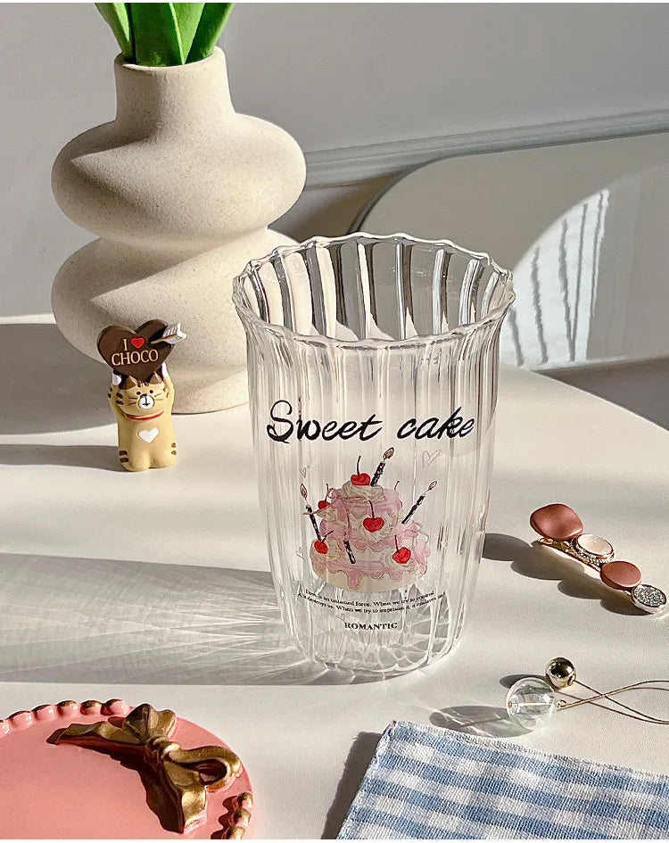 Herz Glas Cool Tasse – Keramikdesign – 500ml Füllmenge