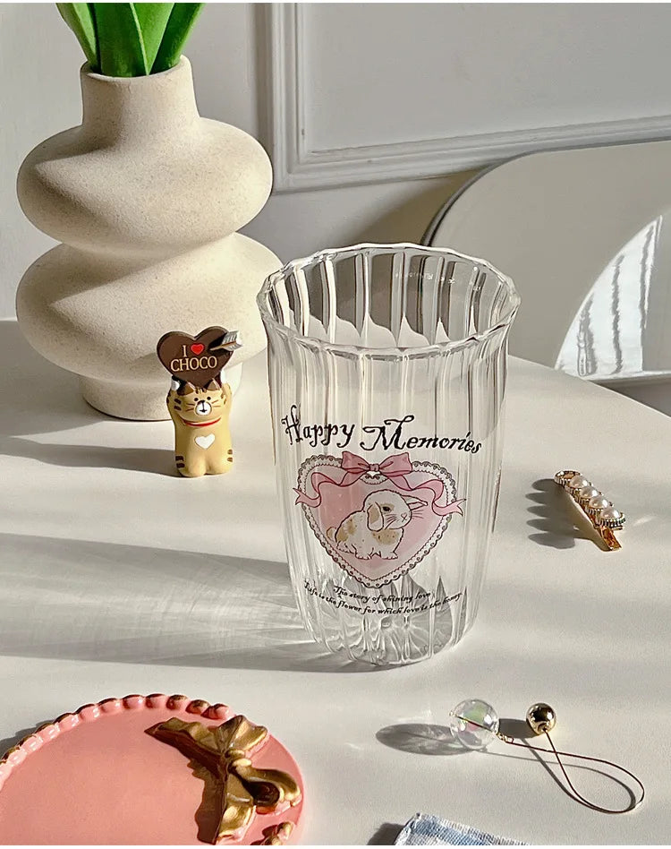 Herz Glas Cool Tasse – Keramikdesign – 500ml Füllmenge