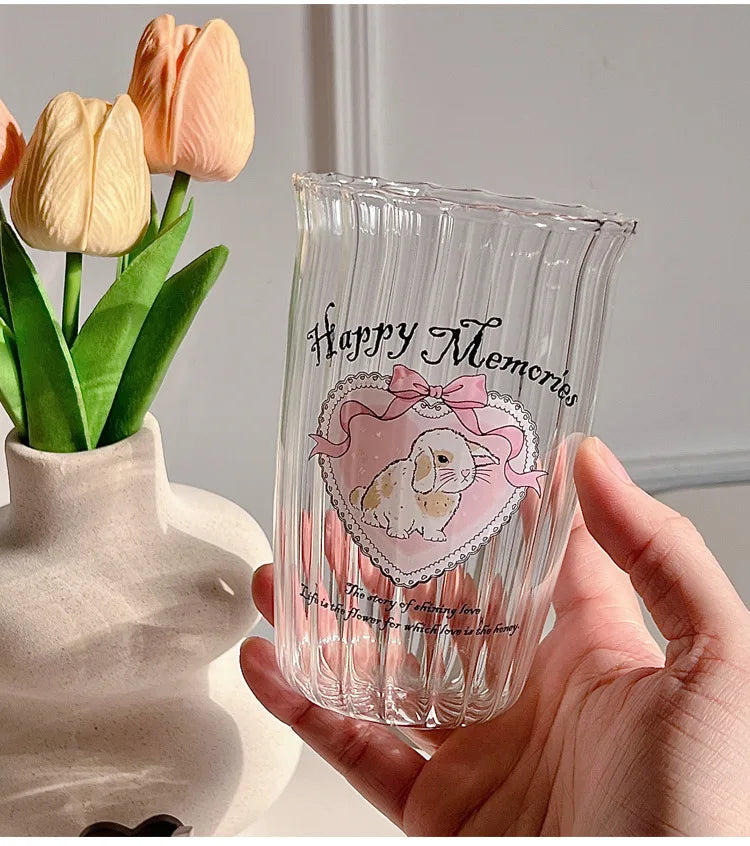 Herz Glas Cool Tasse – Keramikdesign – 500ml Füllmenge