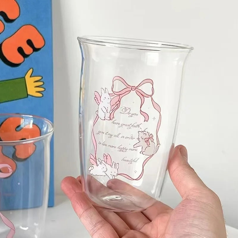 Herz Glas Cool Tasse – Keramikdesign – 500ml Füllmenge