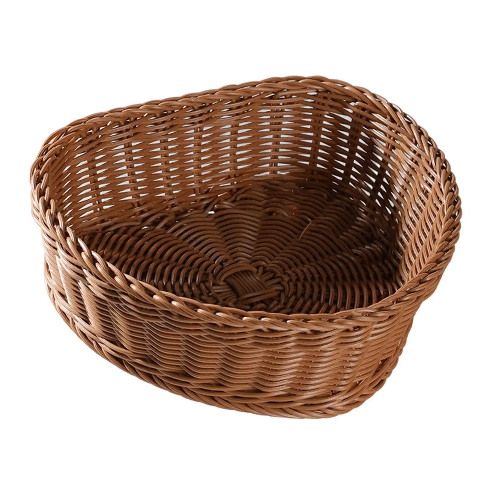 Herzkorb – Imitation Rattan – Esszimmer Deko